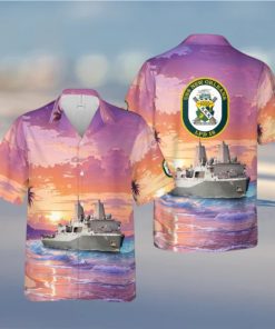 US Navy USS New Orleans (LPD 18) Hawaiian Shirt