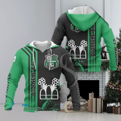 US Sassuolo Calcio Black Green Pullover Hoodie