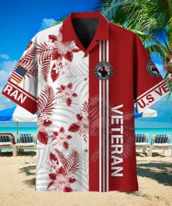 US Veteran Memory Flag Ocean US Veteran Hawaiian Shirt For Men Veteran