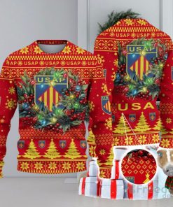 USA Perpignan Ugly Christmas Sweater Gift Ideas For Fans