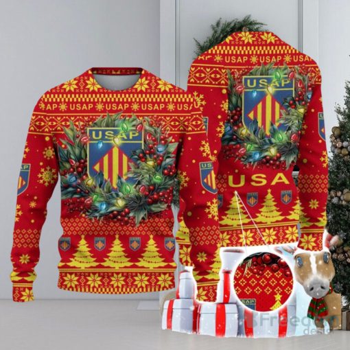 USA Perpignan Ugly Christmas Sweater Gift Ideas For Fans