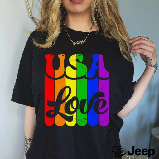 USA Pride Rainbow Love 2023 shirt