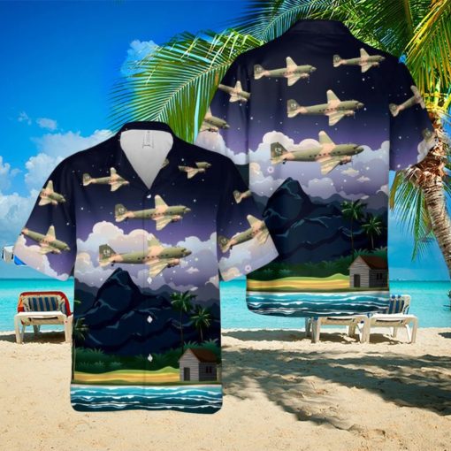 USAF Douglas AC 47 Spooky Aloha Hawaiian Shirt Men And Women Beach Shirt