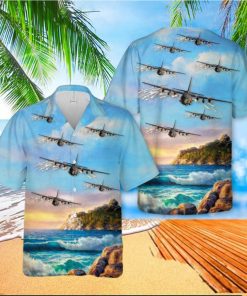 USAF Lockheed AC 130U 4th Special Operations Squadron Hawaiian Shirt