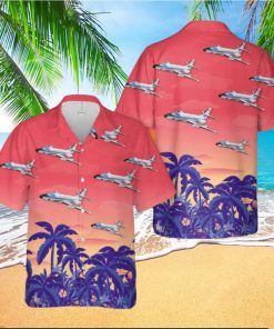 USAF Lockheed VC 140B Jetstar Hawaiian Shirt