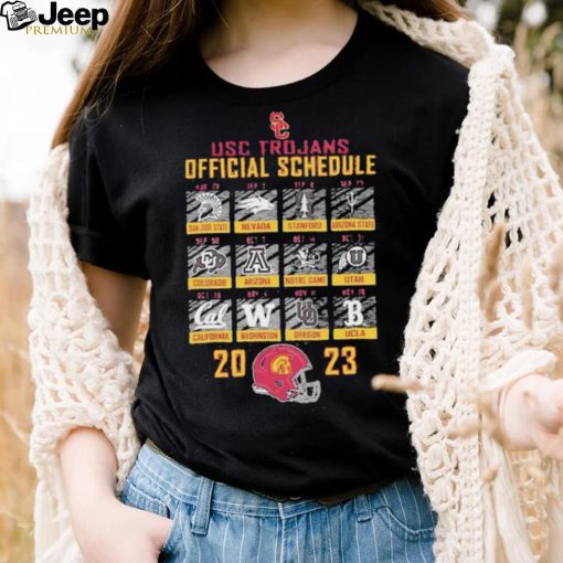 USC Trojans 2023 Football Schedule shirt