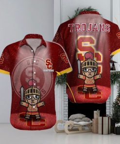 USC Trojans NCAA Coconut Custom Name Hawaiian Shirt Beach For Men Women Gift For Fans