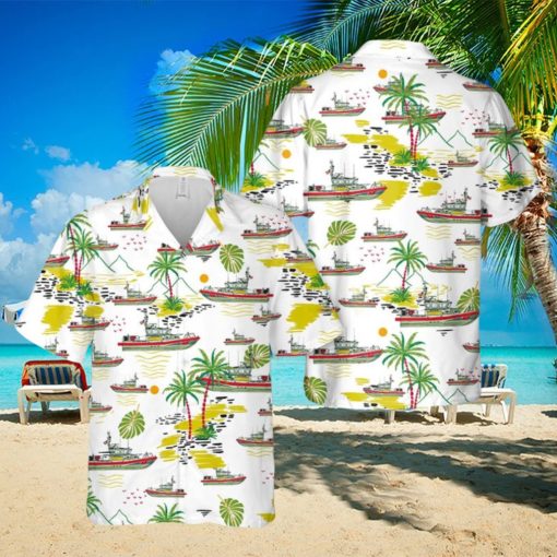 USCG 45 Response Boat – Medium (RBM) Hawaiian Shirt Summner Vacation Shirt