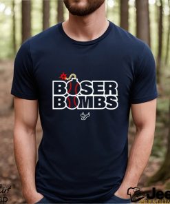 USF South Florida Bulls Boser Bombs logo shirt