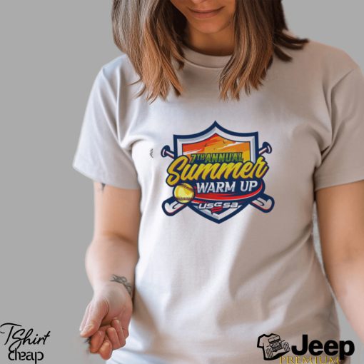 USSSA Mississippi Fast Pitch 7th annual Summer Warm up 2023 logo shirt