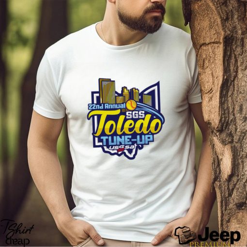 USSSA Ohio Fast Pitch 22nd Annual SGS Toledo Tune up 2023 logo shirt