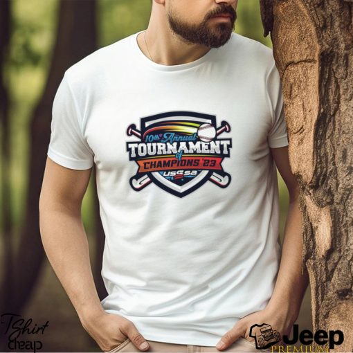 USSSA West Virginia Baseball 10th annual Tournament Champions 2023 logo shirt