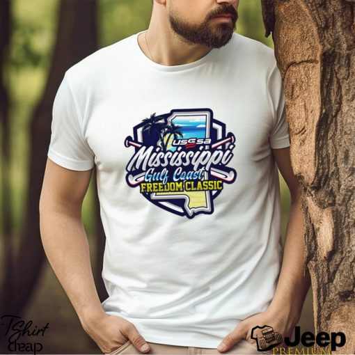 USSSA mississippi fast pitch mississippi gulf coast freedom classic 2023 t shirt