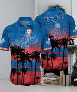 Los Angeles Dodgers MLB Logo Coconut Tropical Hawaiian Shirt Beach Gift For Fans