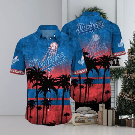 Los Angeles Dodgers MLB Logo Coconut Tropical Hawaiian Shirt Beach Gift For Fans