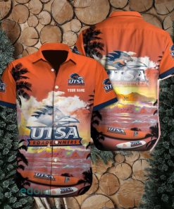 UTSA Roadrunners NCAA Ocean Custom Name Hawaiian Shirt Beach For Men Women Gift For Fans