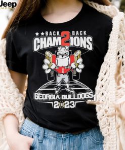 Uga Georgia Bulldogs Back 2 Back CFP National Champions 2023 Shirt