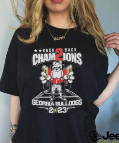 Uga Georgia Bulldogs Back 2 Back CFP National Champions 2023 Shirt0