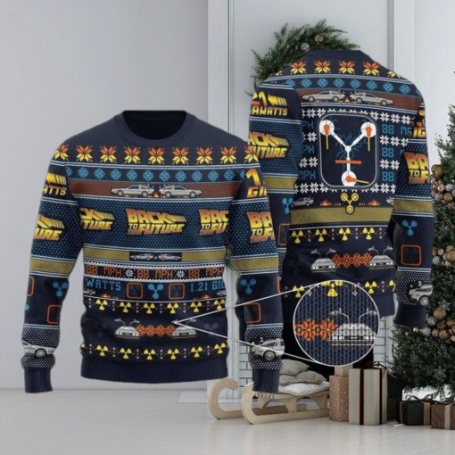 Ugly Back To The Future Ugly Christmas Sweatshirt Back To The Future Xmas Sweater Trending Christmas Sweater