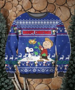 Ugly Charlie Brown & Snoopy Christmas AOP Sweater