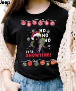 Ugly Christmas Beetlejuice Ho Ho Ho Santa It’s Showtime T Shirt