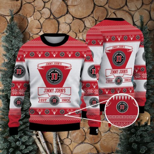 Ugly Christmas Sweater Jimmy John’s 3D For Men Women