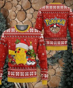 Ugly Christmas Sweater Pokemon Pikachu
