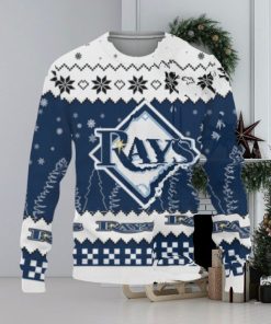 Ugly Christmas Sweater Snow Team Logo Tampa Bay Rays Unisex Best Gift For Men Women