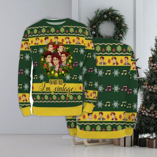 Ugly Christmas Sweaters For Men Women Kids Im Not Old Vintage NKOTB Band Music Winter 3D Sweater Shirt