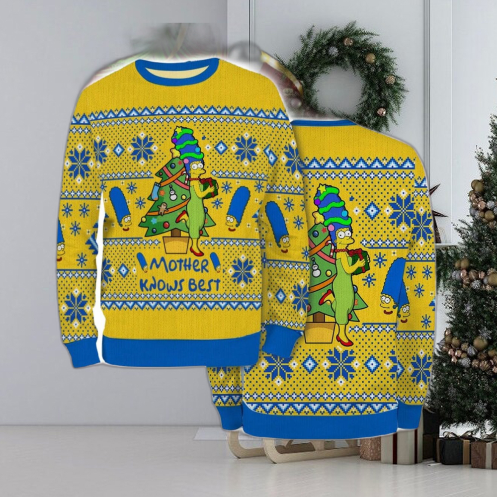 Ugly Christmas Sweaters For Men Women Kids Marge Simpson Cartoon Tv Series Mom 3D Sweater Shirt