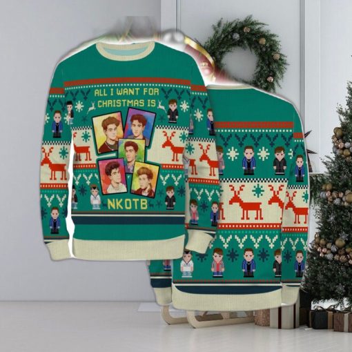 Ugly Christmas Sweaters For Men Women Kids New Kid On The Block Music Winter Autumn 3D Sweater Shirt