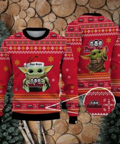 Ugly Sweater Christmas Gift Ideas pep boys Baby Yoda Hug Logo Ugly Christmas Sweater Christmas Gift Ideas