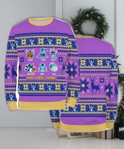 Ugly Sweater Christmas Xmas Stitch Cartoon 3D Sweater