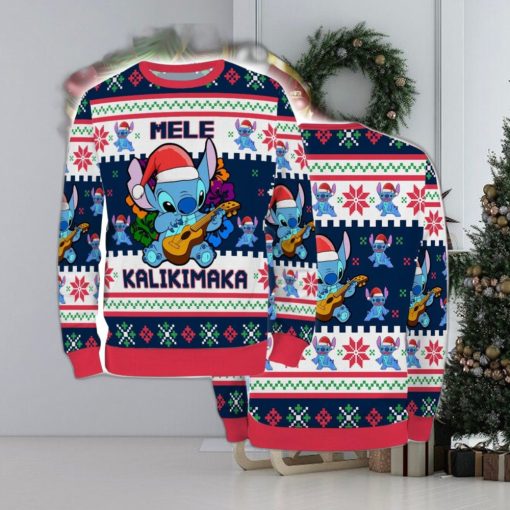 Ugly Sweater Christmas Xmas Stitch Cartoon Unisex Men Mele Women Kalikimaka 3D Sweater
