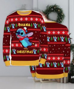 Ugly Sweater Christmas Xmas Stitch Cartoon Unisex Men Women Ohana X Mas 3D Sweater