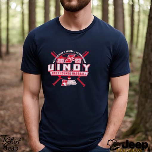 Uindy Greyhounds 2023 NCAA Division II baseball championship shirt