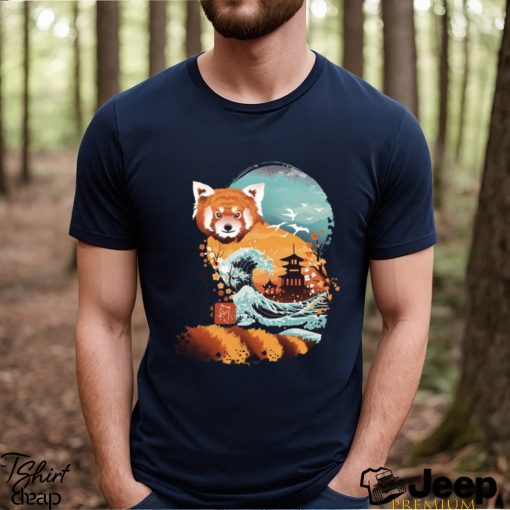 Ukiyo E Anime Character Red Panda Unisex Sweatshirt