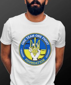 Ukraina one team one fight Foundation logo 2023 shirt