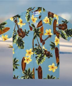 Ukulele Palms Multicolor Unique Design Hawaiian Shirt Dhc1806814