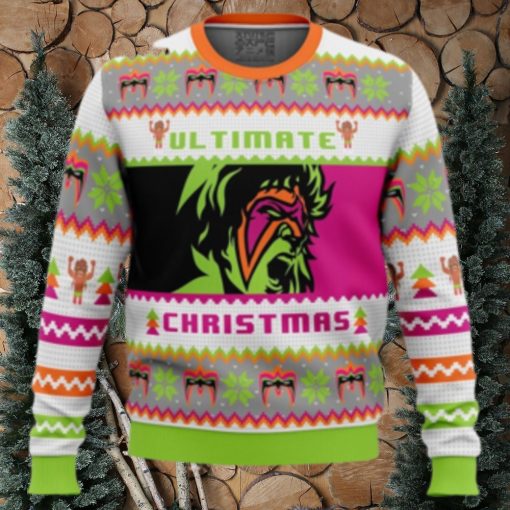 Ultimate Warrior Christmas Pro Wrestling Ugly Christmas Sweater