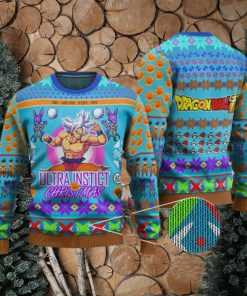 Ultra Instinct Goku & Beerus Ugly Xmas Sweater