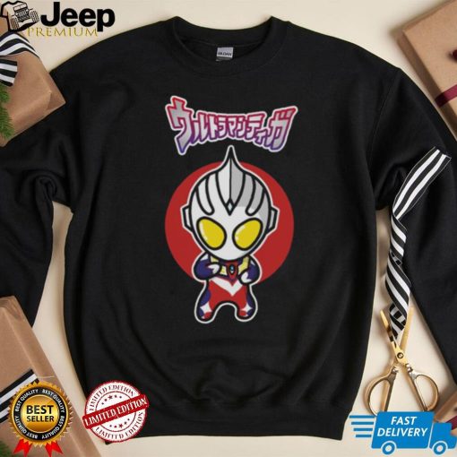 Ultraman Tiga Multi Type Chibi Style Kawaii shirt