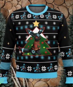 Umbreon Pokemon Cute Ugly Christmas Sweater Christmas Gift For Family