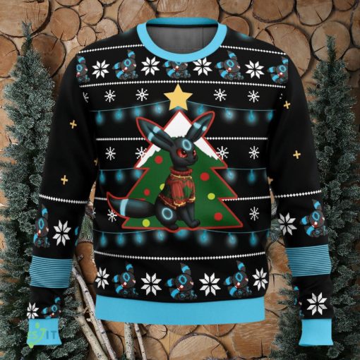 Umbreon Pokemon Cute Ugly Christmas Sweater Christmas Gift For Family