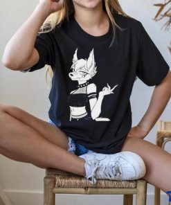 Unbiased Furry Struggles Punk Girl Jackal shirt