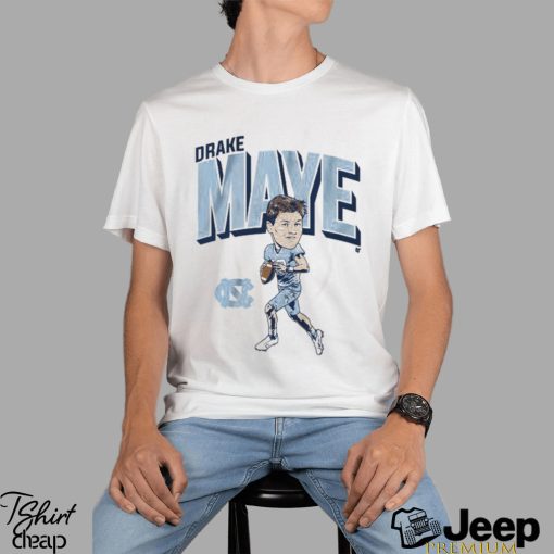 Unc Football Drake Maye Caricature Shirt