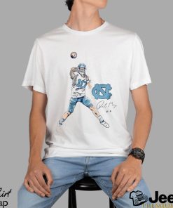 Unc Football Drake Maye Superstar Pose Shirt