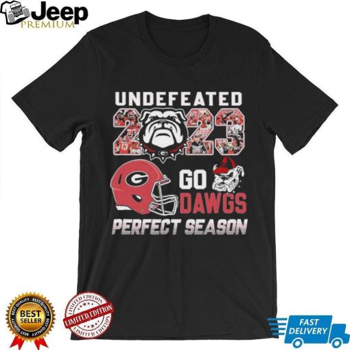 Undefeated 2023 Georgia Bulldogs Go Dawgs Perfect Season Shirt