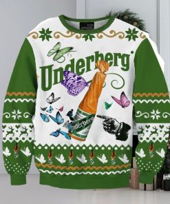 Underberg Natural Herb Bitters Ugly Christmas Sweater, Gift for Christmas Holiday