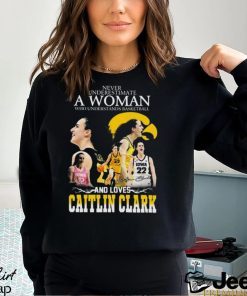 Underestimate A Woman Who Understands Basketball And Loves Catlin Clark 2023 Shirt